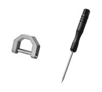 Ruarby Porte-clés mousqueton avec petit tournevis pour camping, randonnée, durabilité, résistant à la corrosion, accessoire de transport quotidien