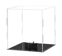 Ruarby Présentoir de basket-ball en acrylique transparent - Boîte de présentation de football - Vitrine anti-poussière pour figurines, jouets, objets de collection