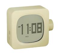 Ruarby Réveil numérique à LED cubique rechargeable par USB avec 2 fonctions snoozes, compte à rebours pour l'entraînement du sommeil des étudiants