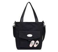 Ruarby Sac à bandoulière tendance pour femme - Grande capacité - Bandoulière simple - Sac à main pour étudiant - Poignée supérieure - Sac à main pour femme - Sac à main décontracté à bandoulière, Noir