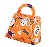 Ruarby Sac à main en feutre en forme de citrouille pour fête d'Halloween - Sac à main de grande capacité pour le rangement des bonbons et la décoration d'événement, E, One Size