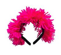 Ruarby Serre-tête à pompons en fourrure pour les jours de l'indépendance, les fêtes, les festivals, les élections, les rassemblements, accessoires de costume d'Halloween