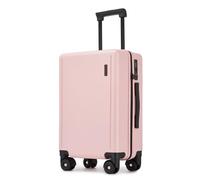 Ruausine Valise Cabine 55x35x25, Valise Rigide 4 roulettes Spinner Silencieuses,Approuvée Compagnies Aériennes,Cadenas TSA,Valise de Voyage Legere et Résistante (Rose, 20 in)