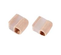 RUAVOEY Lot de 4 bandages tubulaires en silicone pour orteils qui se chevauchent, bunions et orteils en marteau, correction de l'hallux valgus, alignement des gros orteils, correction et entretoises