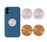 Ruayia Lot de 4 autocollants de protection contre les radiations pour téléphone portable - Protection contre les rayonnements électromagnétiques - Pour téléphone, ordinateur portable, tablette et tous