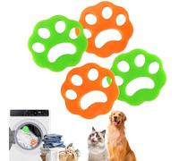 Ruayia Lot de 4 épilateurs pour poils d'animaux - Machine à laver - Épilateur réutilisable pour poils d'animaux - En silicone - Style 2