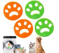 Ruayia Lot de 4 épilateurs pour poils d'animaux - Machine à laver - Épilateur réutilisable pour poils d'animaux - En silicone - Style 1