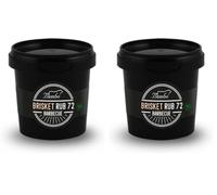 Rub BBQ Brisket Bembo - 120 g - Mélange d’Épices pour Bœuf et Poitrine de Bœuf - Marinade Sèche Barbecue - Made in Italy (Lot de 2)