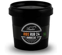 Rub BBQ Ribs 24 Bembo - 100 g - Mélange d’Épices pour Travers de Porc - Marinade Sèche Barbecue - Idéal Grill et Fumage - Made in Italy