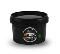 Rub BBQ Ribs 24 Bembo - 220 g - Mélange d’Épices pour Travers de Porc - Marinade Sèche Barbecue - Idéal Grill et Fumage - Made in Italy