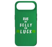 Rub My Belly for Luck Funny St Patrick Day Coque pour iPhone Air