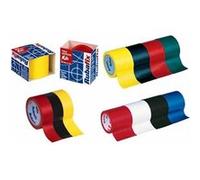Rubafix Ruban toile, se découpe à la main, plastifié, rouge G