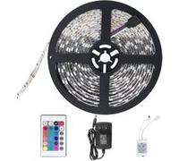 Ruban 300 LED Etanche 5M 3528 RGB Multicolore Bande Flexible + Télécommande+ Alimentation G