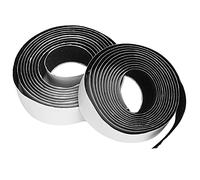 Ruban à crochet et boucle auto-adhésif ruban adhésif à double face solide et attaches de boucle en nylon durable pour la fenêtre de l'école de bureau à domicile 1M x 20 mm noir et
