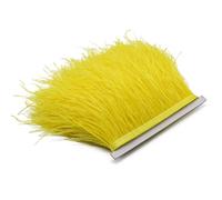 Ruban à franges en plumes d'autruche naturelles