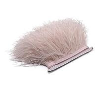 Ruban à franges en plumes d'autruche naturelles