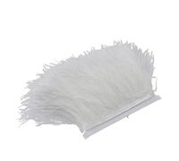 Ruban à franges en plumes d'autruche naturelles
