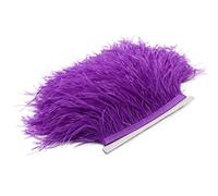 Ruban à franges en plumes d'autruche naturelles