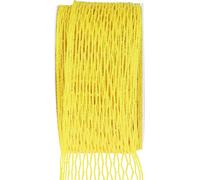 Ruban à grille Ruban jaune renforcé par des fils 50mm 10m Ruban décoratif Pâques