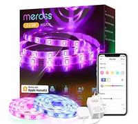 Ruban à LED connecté WiFi - MEROSS - RGB - 2x5m - Multicolore - Intérieur