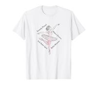 Ruban à l'équilibre Doux Qui Permet de rêver à Un Esprit de Ballet Doux et à Une Floraison T-Shirt Graphique avec Valeur