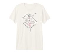 Ruban à l'équilibre Doux Qui Permet de rêver à Un Esprit de Ballet Doux et à Une Floraison T-Shirt Haut de Gamme