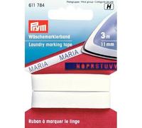 Ruban à marquer le linge thermocollant - PRYM - Blanc - 10 mm x 4 m - Thermocollant - Pour marquer les vêtements