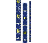 Ruban à mesurer 51 pouces, ruban adhésif essentiel de pêche, outil de mesure Portable pour les pêcheurs, outil de mesure en PVC