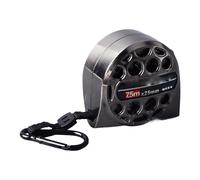 Ruban à mesurer 7,5 mètres, outil de mesure de largeur de lame de 25 mm avec ruban en acier au carbone et boîtier en ABS pour l'ingénierie du travail du bois et de l'assemblage -