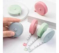 Ruban à mesurer à coudre, règle rétractable double face avec règle à bouton-poussoir pour la perte de poids, mesure médicale du corps, outil de tailleur 1PC Square-Green