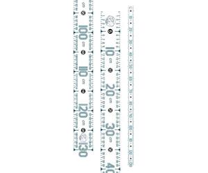Ruban à mesurer adhésif de 51 pouces, ruban à mesurer essentiel pour la pêche, règle de poisson d ' eau salée, outil de mesure pour les pêcheurs, règle de longueur de poisson portable