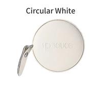 Ruban À Mesurer Carré Souple Avec Bouton Poussoir,Ruban À Mesurer Pour Le Corps,Ruban Rétractable En Pouces Pour La Couture,1pc - Type Circular White