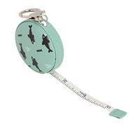 Ruban à mesurer corporel en cuir PU, échelle double face, haute précision, portable, doux et durable, couture, fitness, porte-clés, accessoire pour la mesure du corps, trois