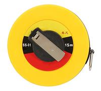 Ruban à Mesurer en Fibre de Verre, 4 Types Mesure Site Ruban à Mesurer en Fibre Verre Règles Souples Arpentage Bâtiments Outil Mesure pour Routes Chemins de Fer Électricité Constructio(15m / 49.2ft)