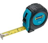 Ruban à mesurer HAZET 2154N-2 I 2 mètres, pliage réduit et revêtement résistant, rétraction automatique grâce à un ressort de qualité et double marquage du ruban'.