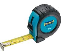 Ruban à mesurer HAZET 2154N-5, 5 mètres, pliage réduit et revêtement résistant, rétraction automatique grâce à un ressort de qualité et double inscription du mètre à ruban'.