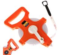 Ruban À Mesurer Métrique - Bobine En Fibre De Verre À Manivelle De 30 M, Mesure Longue Distance Ouverte, Outil De Précision Durable, Marqueur De Compteur À Double Échelle | Équipement Professionnel