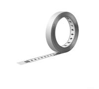 Ruban à mesurer métrique en métal de 1 m pour le travail du bois, règle adhésive transparente avec dos solide pour guide de scie à rail, bande de coupe flexible vers l'avant et l'arrière Taille M