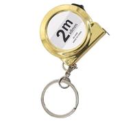 Ruban À Mesurer Miniature Portable De 43 Mm Outil Porte-clés 2 M Longueur Pour L'artisanat La Réparation Véhicules Domestiques Mesures Précises Dispositif Mesure Porte-clés