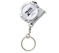 Ruban À Mesurer Miniature Portable De 43 Mm Outil Porte-clés 2 M Longueur Pour L'artisanat La Réparation Véhicules Domestiques Mesures Précises Dispositif Mesure Porte-clés