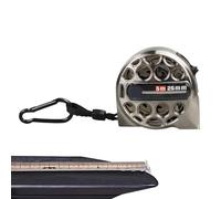 Ruban À Mesurer Nickelé - Étanche Et Antirouille, Creux En Métal, Rubans À Mesurer, Règle Métrique Rétractable | Mètre À Ruban Creux Adapté Aux Artisans Et Décorateurs