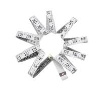 Ruban à mesurer permanent en fibre de verre PVC de 150 cm à double échelle pour couture artisanale, mesure du corps, 5 préférences de couleur, ne pas tordre PVC couturière King