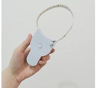 Ruban À Mesurer Pour le Corps, Ruban À Mesurer À Bouton RÉTractÉ, Ruban À Mesurer Pour la Taille de Tissu PersonnalisÉE, 2 UnitÉS de Mesure - Pouces et CentimÈTres - (Blanc Pur)