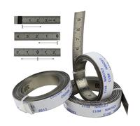 Ruban à mesurer sur rail à onglet, règle métrique auto-adhésive en acier inoxydable 1M-6M pour routeur sur rail en T, scie de Table, outil de travail du bois 2M-RTL