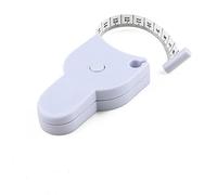 Ruban à mesurer télescopique automatique, rubans pour mesurer le mètre corporel rubans métriques outils de règle de couture, pouces blancs et cm, 8 * 5 * 2 cm
