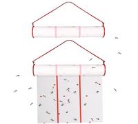 Ruban à Mouche, 2 pièces 13, 12ft Rouleau à Mouche Collante, Ruban Horizontal ou Vertical, Rouleau de piège Suspendu pour extérieur/intérieur, Serre, écuries, Outils de Maison Jardin