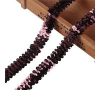 ruban à paillettes, Ruban Galon Paillettes Multicolore 20mm x 1yd Élasticité(17)