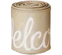 Ruban à rayures rétro de style pastoral, 6,3 cm × 4,6 m, ruban décoratif pour travaux manuels, facile à façonner avec fil intégré, polyvalent pour les vacances et la décoration d'intérieur vintage (A)