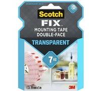 Scotch Ruban de montage 4910C-1950-P transparent 19 mm x 5 m tient jusqu'à 7 kg 1 morceau