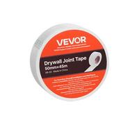Bande de jointoiement VEVOR, 50 mm L x 45 m L, 36 rouleaux, bande de réparation autocollante en fibre de verre sèche, bande tissée pour les travaux de réparation & de masticage, pour une surface mural